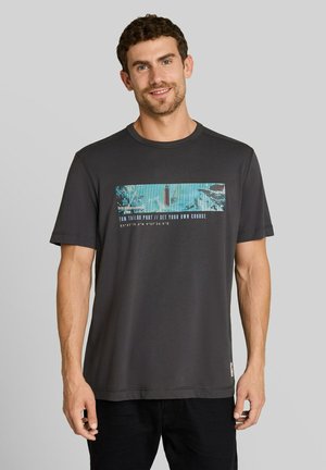 TOM TAILOR, PHOTOPRINT T-SHIRT - T-Shirt print - tarmac grey