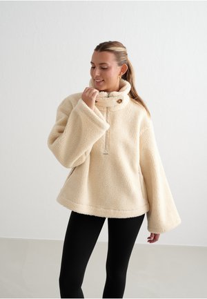 Fleecejas - almond white