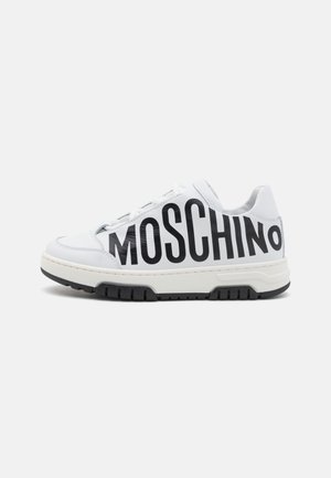 MOSCHINO UNISEX - Sneakers laag - white/black