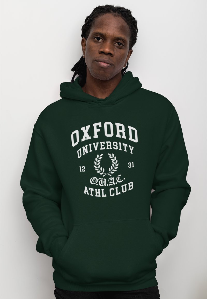 Henry Tiger PARK FIELDS ATHLETIC - Felpa con cappuccio - bottle green