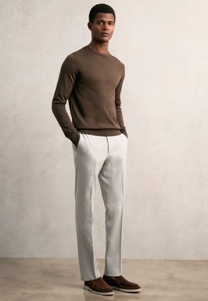Reiss, REGULAR FIT DRAWCORD - Stoffhose - grey