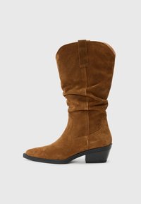 Bottes de cowboy / motard - light cognac