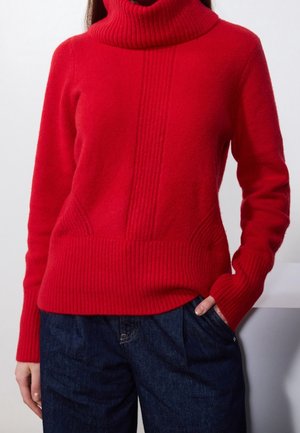 Strickpullover - red