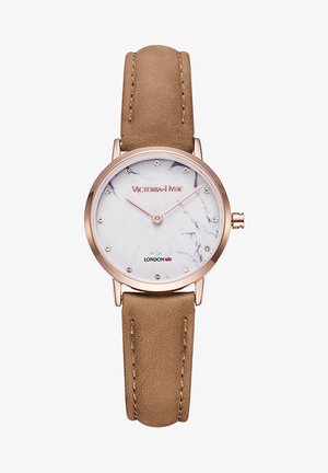 Victoria Hyde MARBLE DIA ULTRA THIN MINIMALIST - Horloge - braun