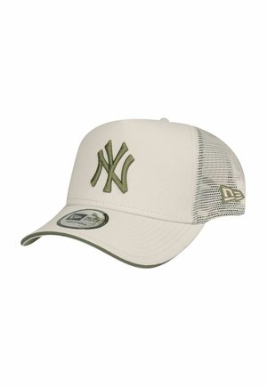 AFRAME SNPBACK TRUCKER YORK YANKEES  - Cap - beige olive