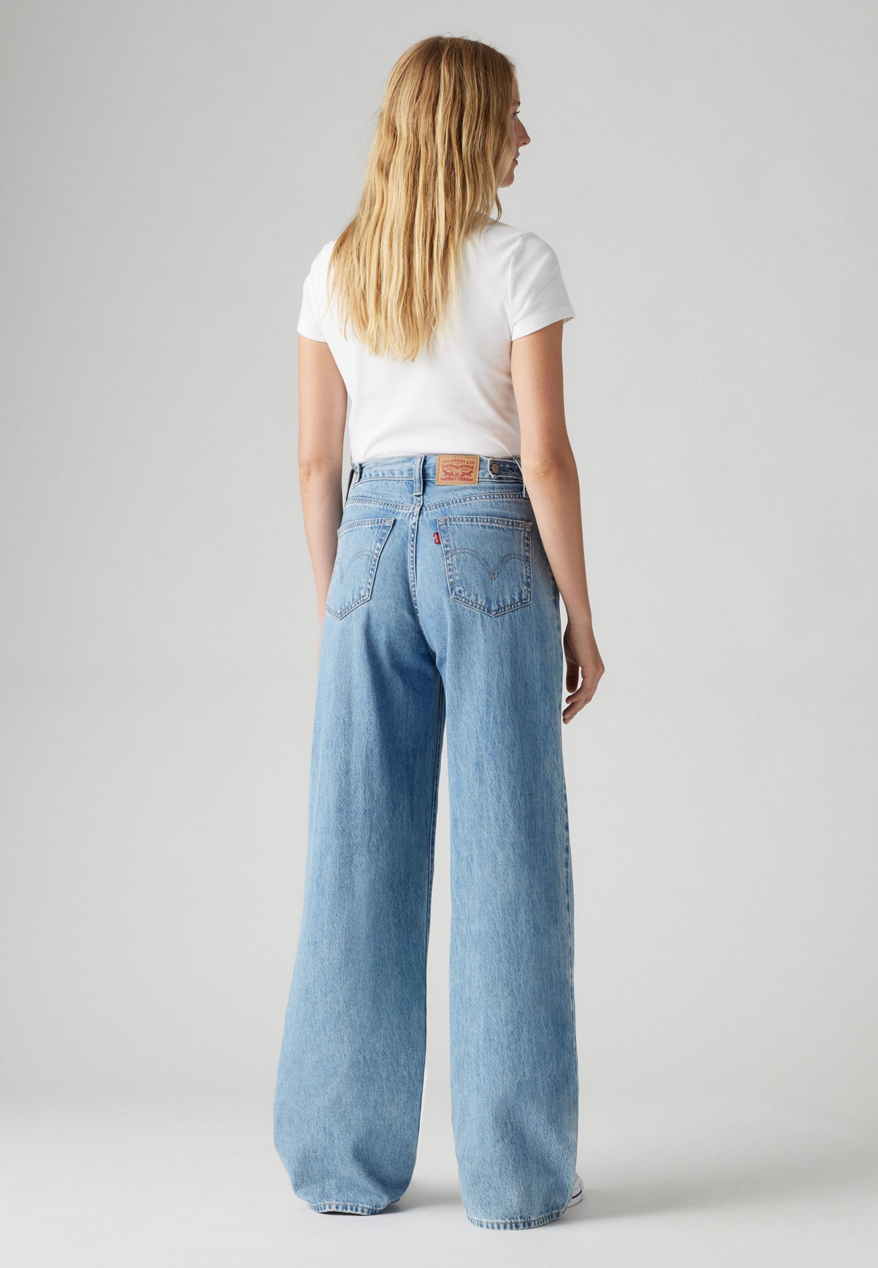Levi's® - Wide leg/jasnoniebieski denim - Zalando.pl