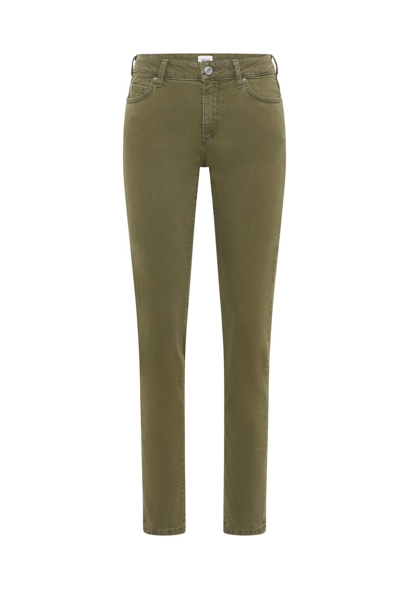 mustang Slim fit jeans donkergroen