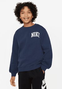 Nike Sportswear CREW   - Sweatshirt - midnight navy  white