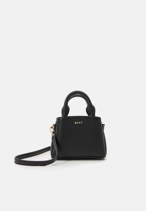 MICRO SATCHEL SUTTON - Handbag - black/gold