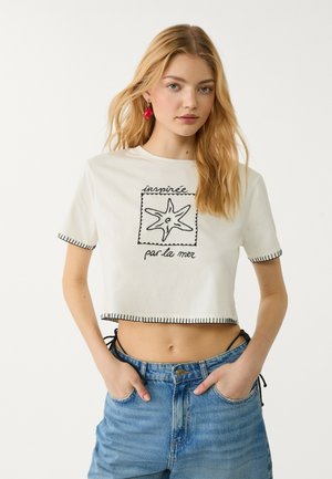 T-Shirt print - yellow