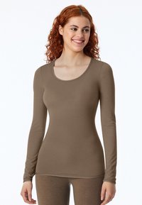 Schiesser Pyžamový top - taupe