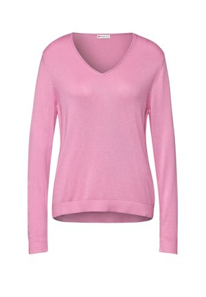 Stickad tröja - pink