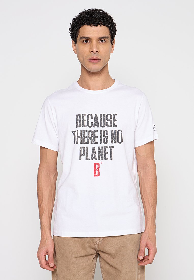 Ecoalf T-shirt print wit Ecoalf T-shirt print wit