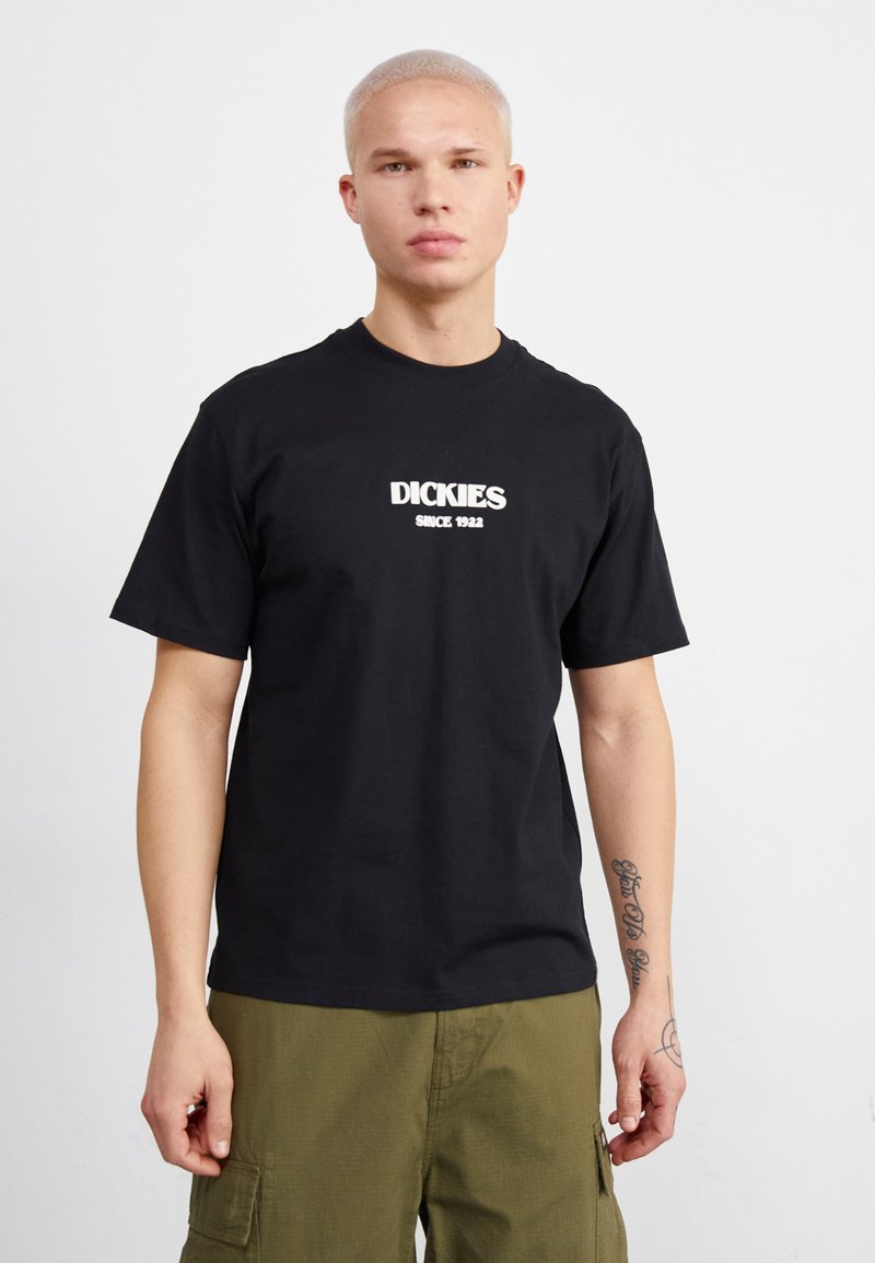 Dickies - MAX MEADOWS TEE - Nyomott mintás póló - black, Nagyítás