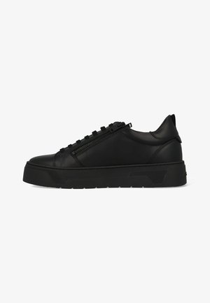 ZIPPER SNEAKERS WITH METAL ZIP - Trainers - black