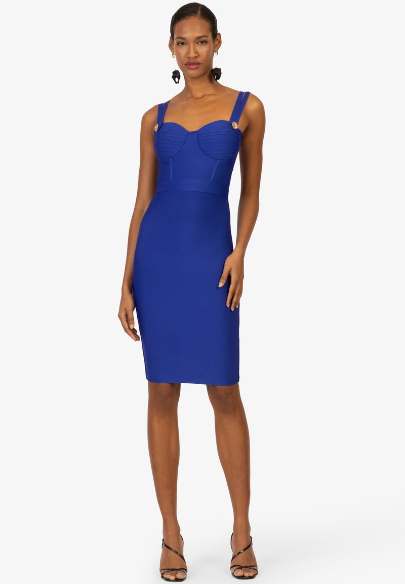 sabrina blue dress Royal Blue SABRINA Sweetheart Full Skirt Glitter Dress main image 0