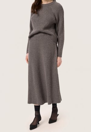 Soaked in Luxury DITTA - A-line skirt - dark gull gray