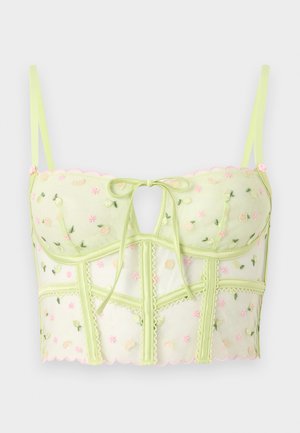 Hunkemöller, HARRIET - Κορσές - shadow lime