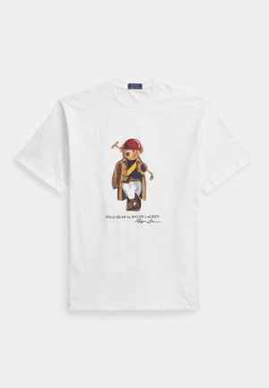 POLO BEAR JERSEY T-SHIRT - T-shirt con stampa - white