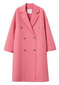 Mango Klasický kabát - pink