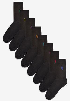EIGHT PACK - Zoknik - black