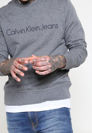 Sweatshirt - mottled dark grey