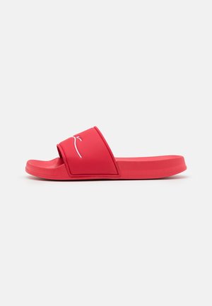 SIGNATURE POOL SLIDES - Klapki - red