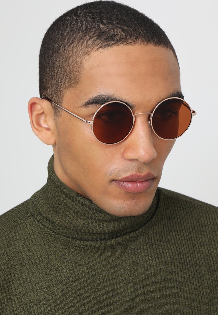 Only \u0026 Sons ONSSUNGLASSES ROUND UNISEX - Occhiali da sole - mustard  gold-coloured/dorato - Zalando.it