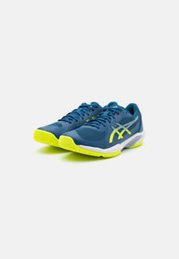 ASICS SOLUTION SWIFT - Tenisice za sve terene - mako blue/safety yellow