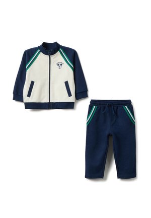 REGULAR FIT JOGGING SET - Tuta - blue white