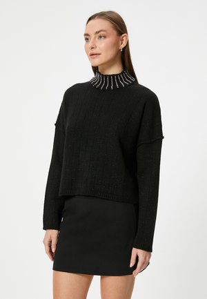 HIGH NECK - Neule - black