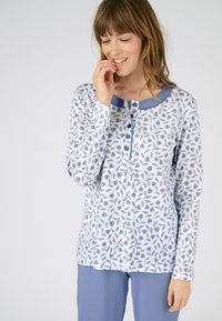 Damart MANCHES LONGUES SET - Pijama - bleu