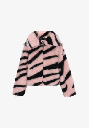 myMo ROCKS, Winterjacke - rosa schwarz