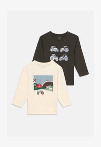 Non selezionato, dark brown/off-white