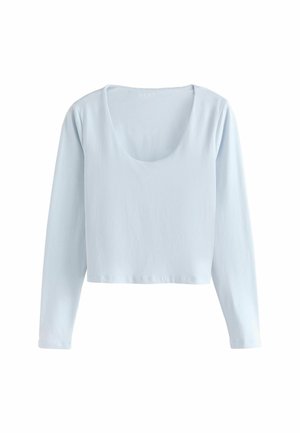 Next, SCULPTED CREW NECK LONG SLEEVE T-SHIRT - Langarmshirt - blue