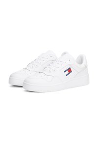 Tommy Jeans RETRO BASKET ESS - Trainers - white