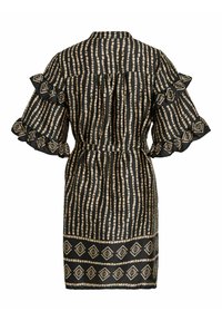 VILA KURZ KURZARM - Rochie tip cămașă - black