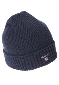 GANT LINED BEANIE UNISEX   - Lue - dark blue