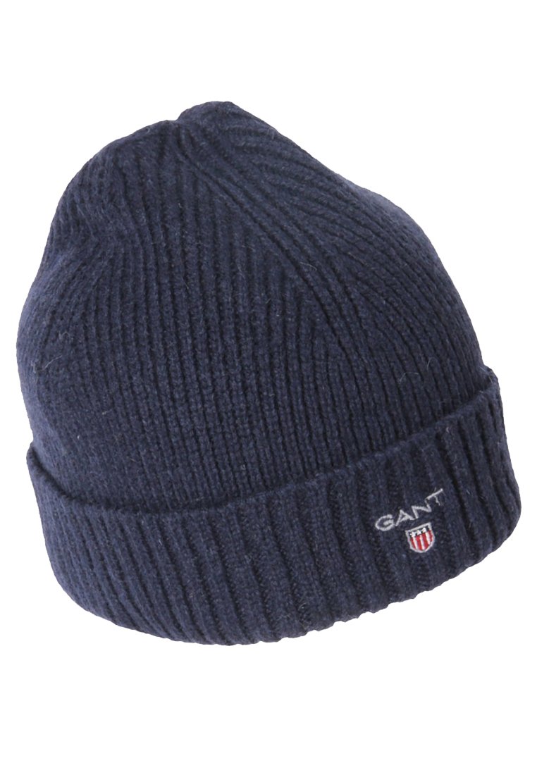 GANT LINED BEANIE UNISEX   - Lue - dark blue