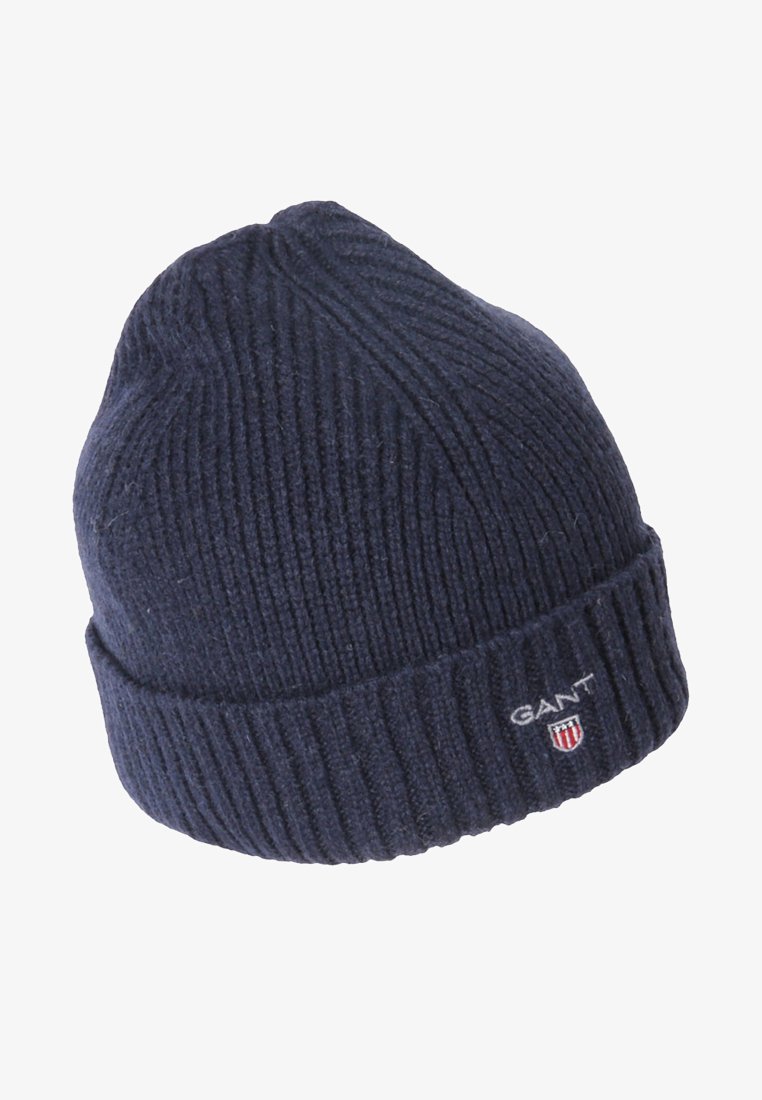 GANT LINED BEANIE UNISEX - Lue - dark blue