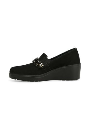 CATENA STRASS - Zeppe - nero