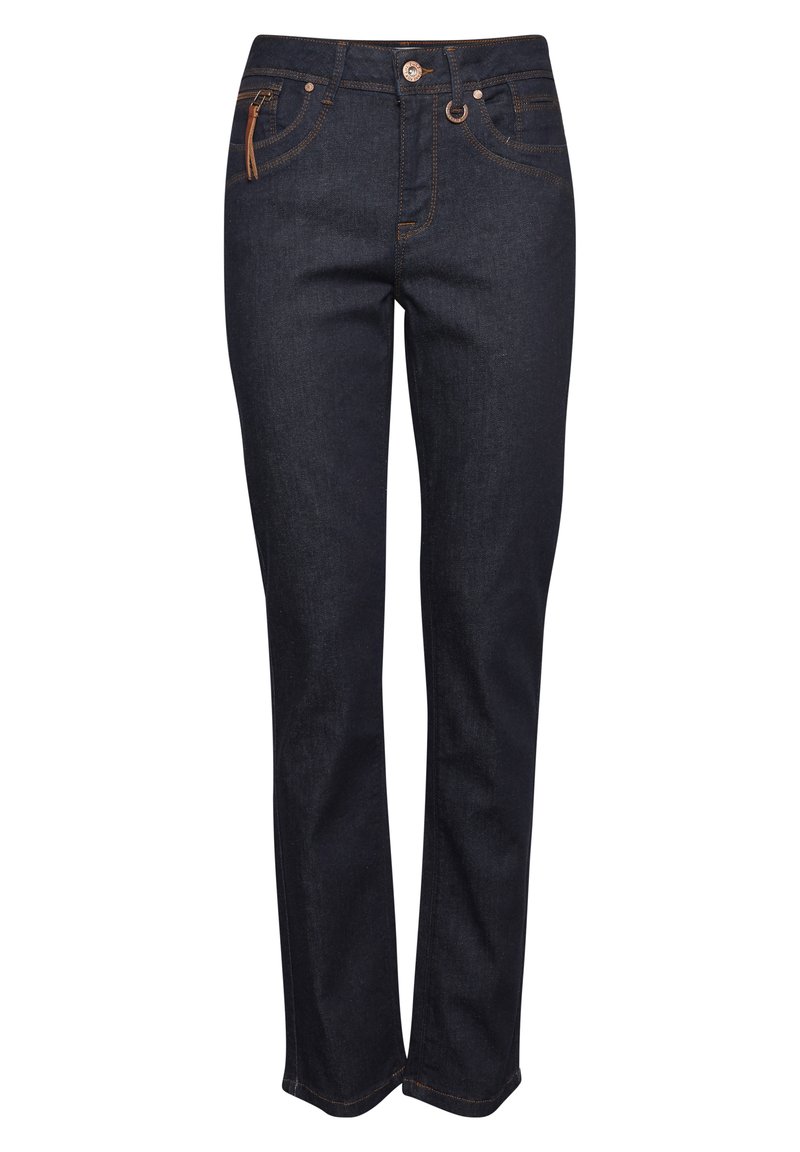 PULZ Slim fit jeans blauw denim/bluedenim