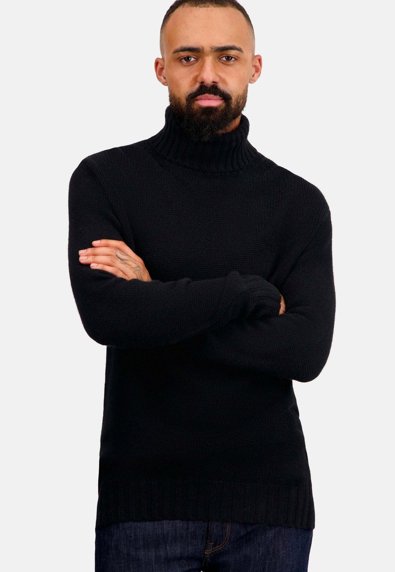 Mahogany TOBAGO-FIRST - Strickpullover - black