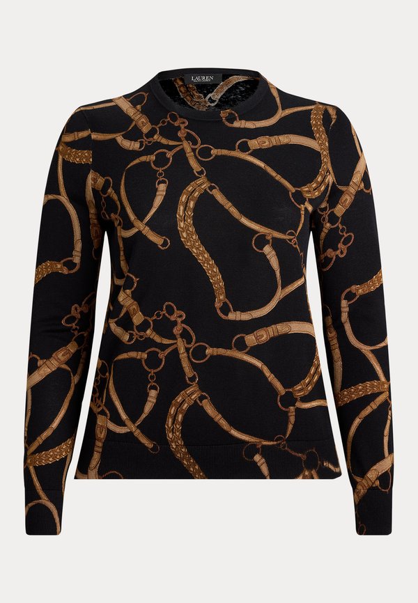 BELTING-PRINT COTTON-BLEND SWEATER - Jumper4