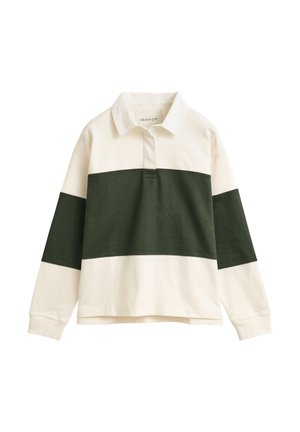 GANT, COLOR BLOCKED HEAVY RUGGER - Longsleeve - mossy green