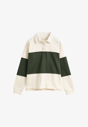 GANT, COLOR BLOCKED HEAVY RUGGER - T-shirt à manches longues - mossy green