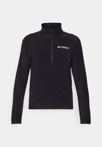 ESSENTIALS HALF ZIP  - Vesta od flisa - black