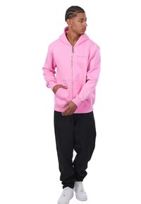 Dropsize Majica s kapuljačom i patentnim zatvaračem - pink