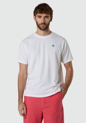 WITH LOGO PATCH - T-shirt basic - white