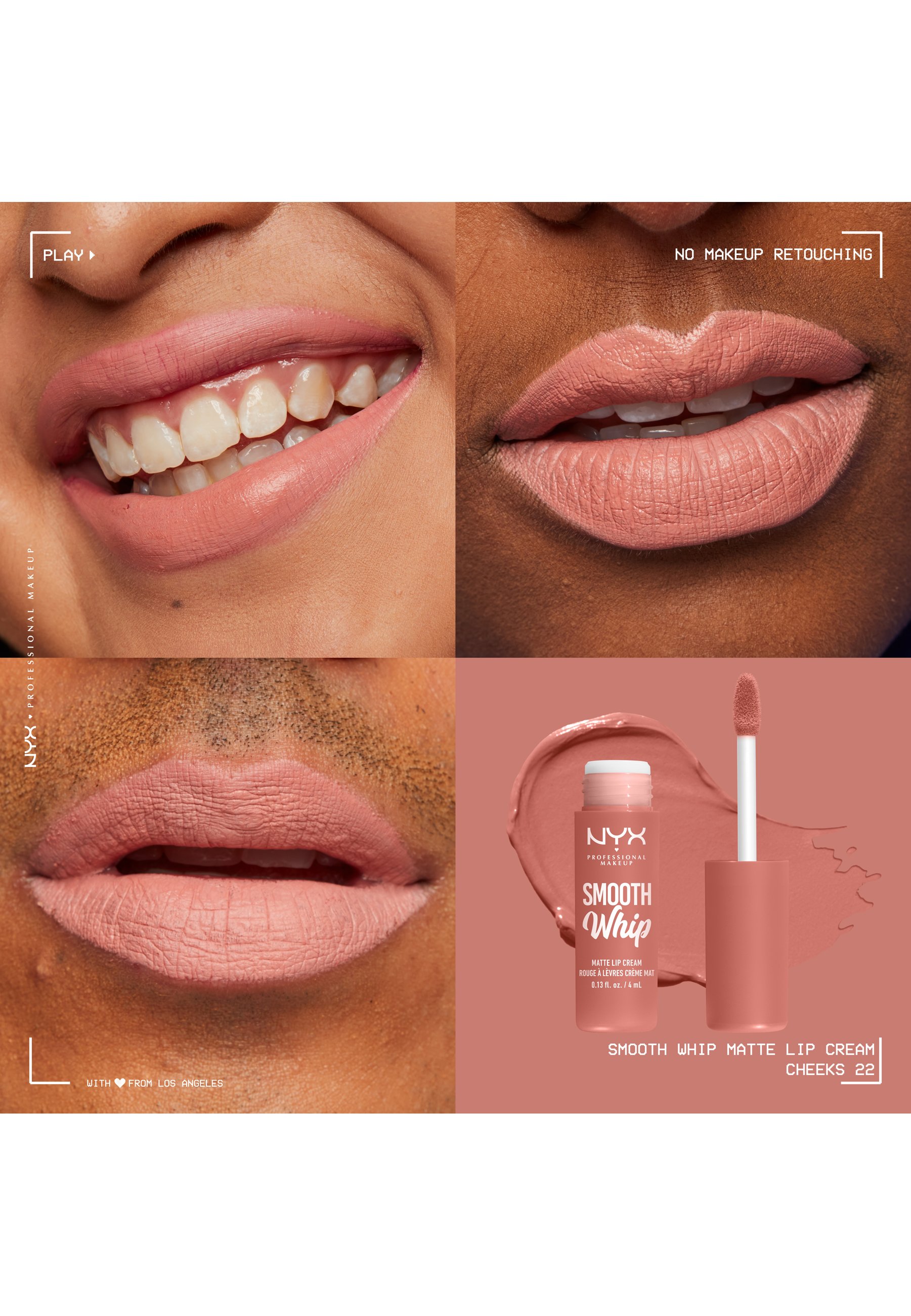 3INA Longwear Lipstick 444 Lila – Vegan, Matt, Lang Anhaltend, Hochpigmentiert